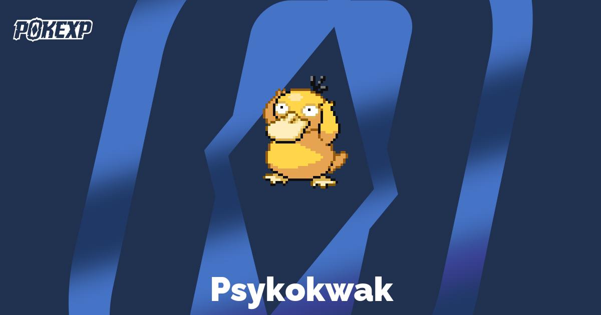 Fiche de Psykokwak / Psyduck - Pokédex Pokémon GO 