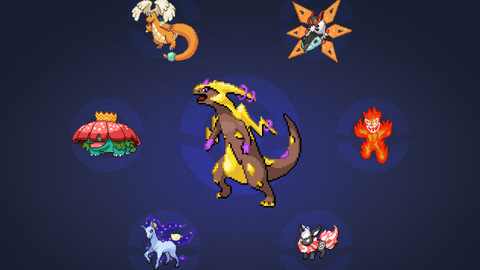 Quelques créatures parmis les 1200 disponibles