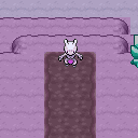 Mewtwo dans sa grotte