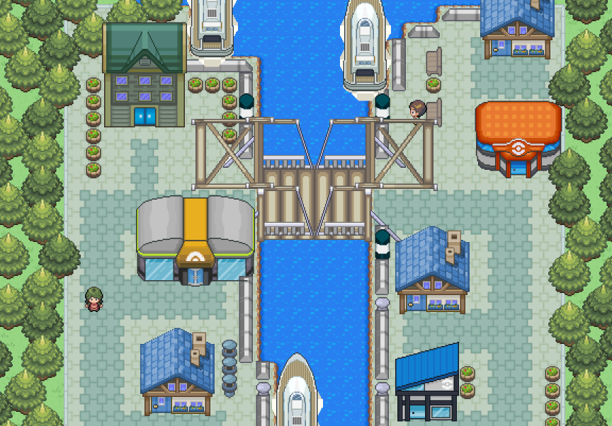 Joliberges, ville portuaire de la région de Sinnoh