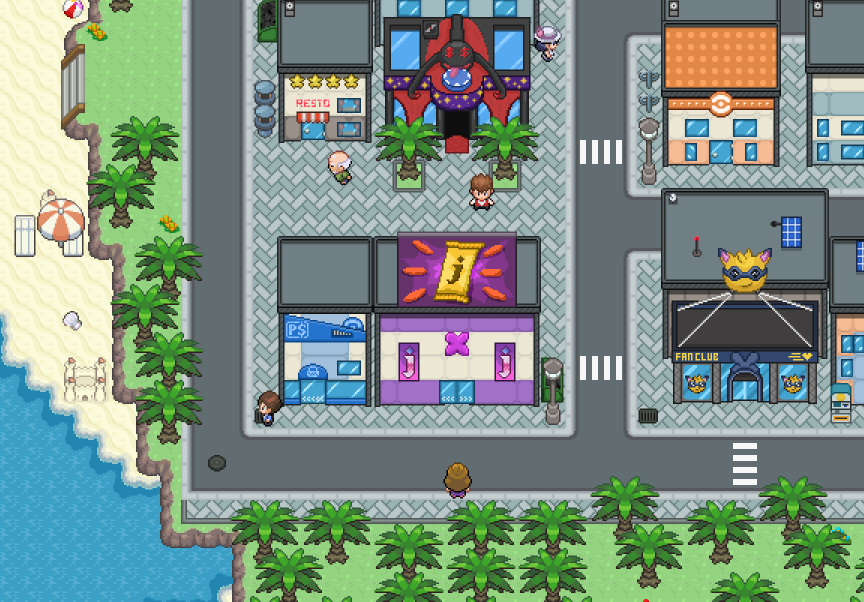 Tropikacier, la capitale du jeu, plus grande ville avec ses attractions