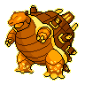 Sprite de Giga-Tortank en rareté Gold / Or