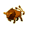 Sprite de Tauros en rareté Doré
