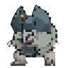 Sprite de Grolem en rareté Pixel