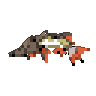 Sprite de Hastacuda en rareté Pixel