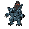 Sprite de Monthracite en rareté Shiny