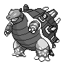 Sprite de Giga-Tortank en rareté Décoloré